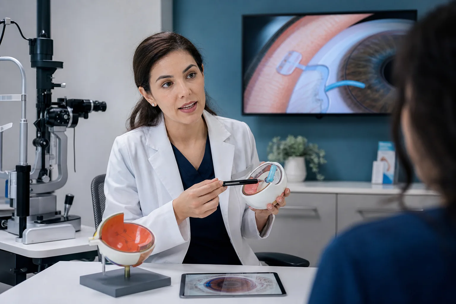 Implante de válvula de Ahmed